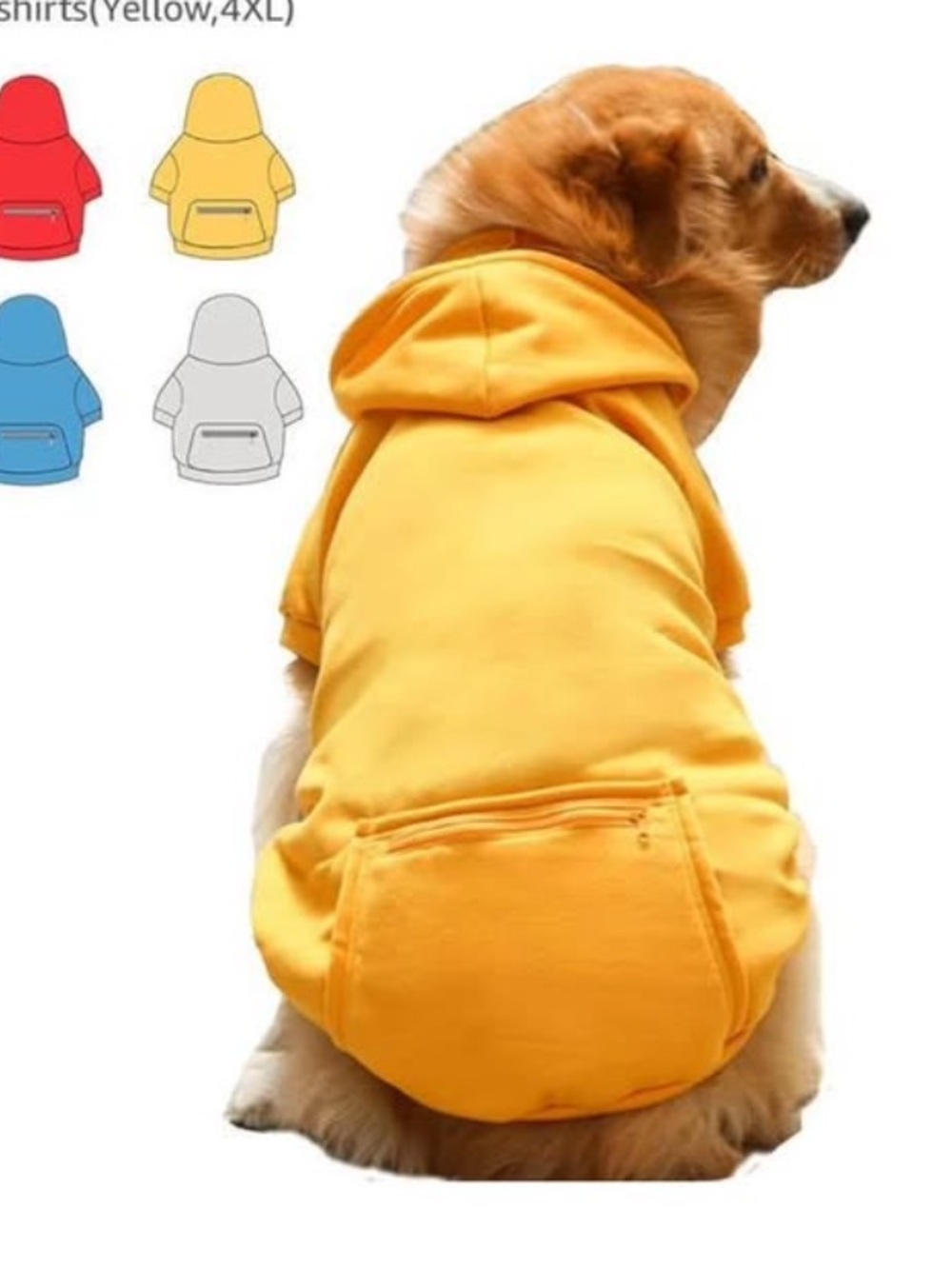 Yellow dogs Hoodie - Cozy Hooded Sweatshirt